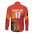 Custom Belgium Tennis Champions Long Sleeve Button Shirt Winners Never Quit with A Crowned Lion