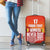 Custom Belgium Tennis Champions Luggage Cover Winners Never Quit with A Crowned Lion