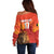 Custom Belgium Tennis Champions Off Shoulder Sweater Winners Never Quit with A Crowned Lion