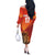 Custom Belgium Tennis Champions Off The Shoulder Long Sleeve Dress Winners Never Quit with A Crowned Lion