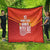 Custom Belgium Tennis Champions Quilt Winners Never Quit with A Crowned Lion