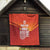 Custom Belgium Tennis Champions Quilt Winners Never Quit with A Crowned Lion