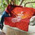 Custom Belgium Tennis Champions Quilt Winners Never Quit with A Crowned Lion