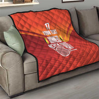 Custom Belgium Tennis Champions Quilt Winners Never Quit with A Crowned Lion