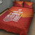 Custom Belgium Tennis Champions Quilt Bed Set Winners Never Quit with A Crowned Lion