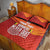 Custom Belgium Tennis Champions Quilt Bed Set Winners Never Quit with A Crowned Lion