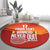 Custom Belgium Tennis Champions Round Carpet Winners Never Quit with A Crowned Lion