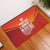 Custom Belgium Tennis Champions Rubber Doormat Winners Never Quit with A Crowned Lion