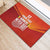 Custom Belgium Tennis Champions Rubber Doormat Winners Never Quit with A Crowned Lion