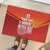 Custom Belgium Tennis Champions Rubber Doormat Winners Never Quit with A Crowned Lion