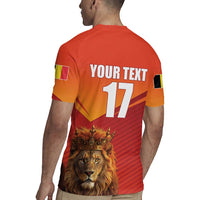 Custom Belgium Tennis Champions Rugby Jersey Winners Never Quit with A Crowned Lion