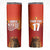 Custom Belgium Tennis Champions Skinny Tumbler Winners Never Quit with A Crowned Lion