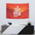 Custom Belgium Tennis Champions Tapestry Winners Never Quit with A Crowned Lion