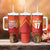 Custom Belgium Tennis Champions Tumbler With Handle Winners Never Quit with A Crowned Lion