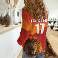 Custom Belgium Tennis Champions Women Casual Shirt Winners Never Quit with A Crowned Lion