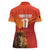 Custom Belgium Tennis Champions Women Polo Shirt Winners Never Quit with A Crowned Lion