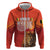 Custom Belgium Tennis Champions Zip Hoodie Winners Never Quit with A Crowned Lion