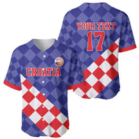 Custom Croatia Basketball Baseball Jersey Sporty Style