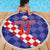 Custom Croatia Basketball Beach Blanket Sporty Style
