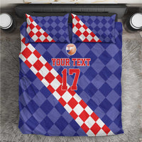 Custom Croatia Basketball Bedding Set Sporty Style