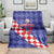 Custom Croatia Basketball Blanket Sporty Style