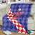 Custom Croatia Basketball Blanket Sporty Style