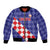 Custom Croatia Basketball Bomber Jacket Sporty Style