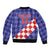 Custom Croatia Basketball Bomber Jacket Sporty Style