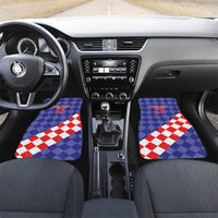 Custom Croatia Basketball Car Mats Sporty Style