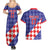 Custom Croatia Basketball Couples Matching Summer Maxi Dress and Hawaiian Shirt Sporty Style
