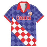 Custom Croatia Basketball Family Matching Mermaid Dress and Hawaiian Shirt Sporty Style