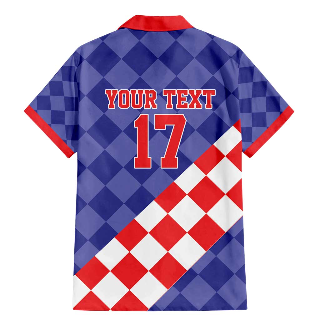 Custom Croatia Basketball Family Matching Mermaid Dress and Hawaiian Shirt Sporty Style