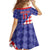 Custom Croatia Basketball Family Matching Off Shoulder Maxi Dress and Hawaiian Shirt Sporty Style