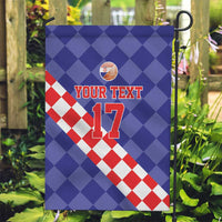 Custom Croatia Basketball Garden Flag Sporty Style