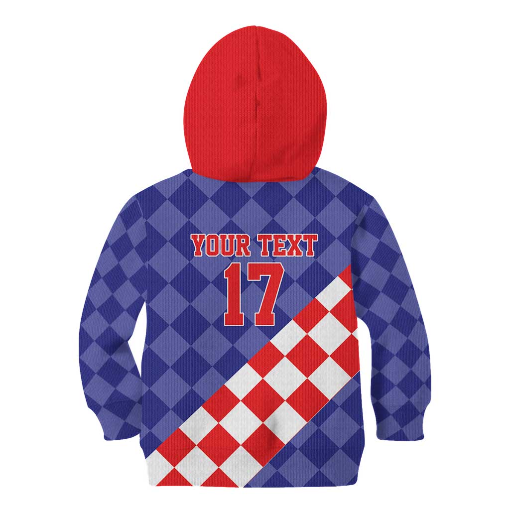 Custom Croatia Basketball Kid Hoodie Sporty Style