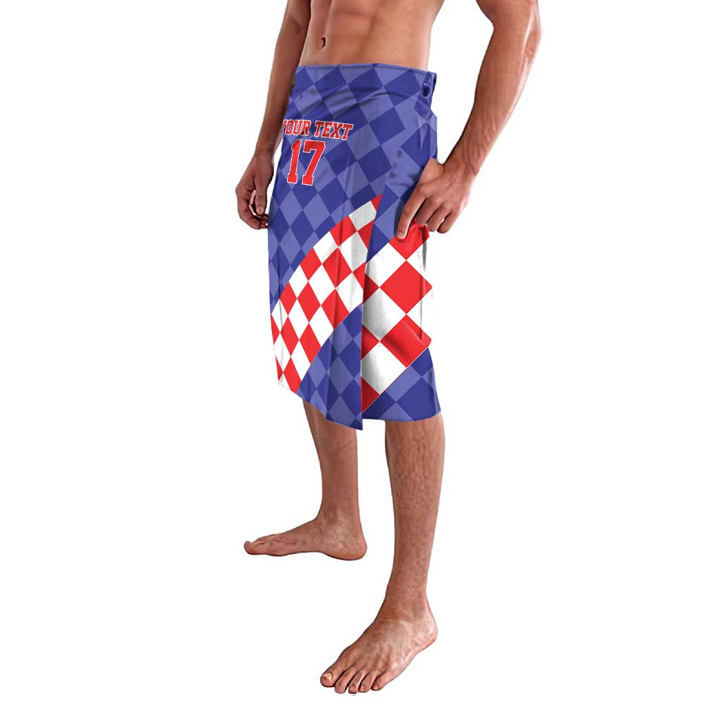 Custom Croatia Basketball Lavalava Sporty Style