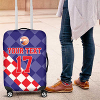 Custom Croatia Basketball Luggage Cover Sporty Style