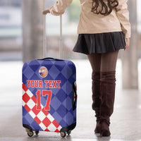 Custom Croatia Basketball Luggage Cover Sporty Style
