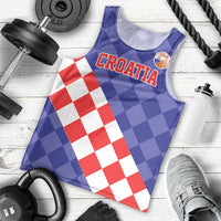 Custom Croatia Basketball Men Tank Top Sporty Style