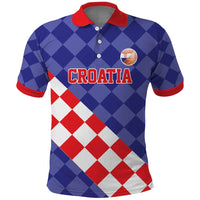 Custom Croatia Basketball Polo Shirt Sporty Style