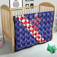 Custom Croatia Basketball Quilt Sporty Style