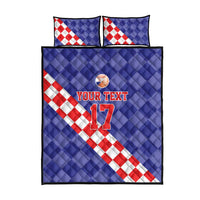 Custom Croatia Basketball Quilt Bed Set Sporty Style