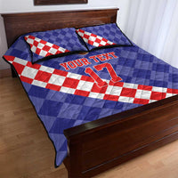 Custom Croatia Basketball Quilt Bed Set Sporty Style