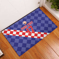 Custom Croatia Basketball Rubber Doormat Sporty Style
