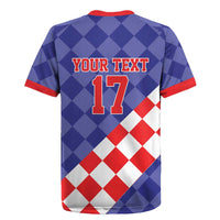 Custom Croatia Basketball Rugby Jersey Sporty Style