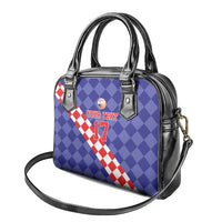 Custom Croatia Basketball Shoulder Handbag Sporty Style