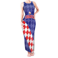 Custom Croatia Basketball Tank Maxi Dress Sporty Style