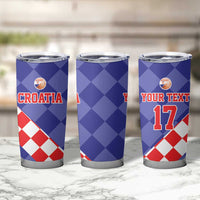 Custom Croatia Basketball Tumbler Cup Sporty Style