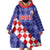 Custom Croatia Basketball Wearable Blanket Hoodie Sporty Style