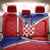 Personalized Croatia Coat of Arms Back Car Seat Cover Checkerboard Style